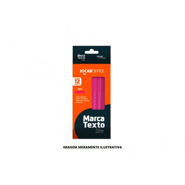 MARCA TEXTO - LEO&LEO - JOCAR OFFFICE SLIM ROSA - DP12